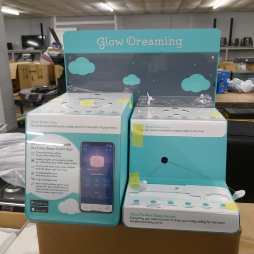 Four Glow Dreaming Glorifier units boxed, one opened for display ...