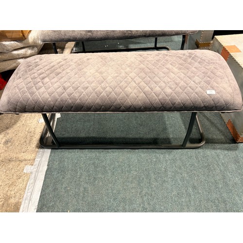 3077 - An Apollo dining bench set *This lot is subject to VAT