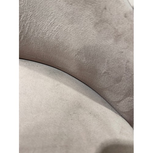 3079 - A set of four pink velvet Luna dining chairs  * This lot is subject to VAT