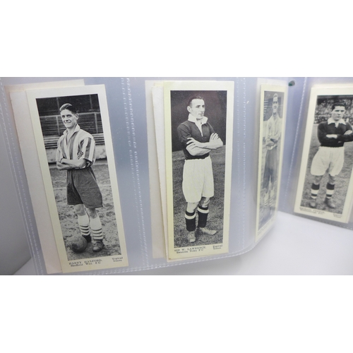 2021 - A set of 'Topical Times Footballers', 63 in total, 5 x 12cm