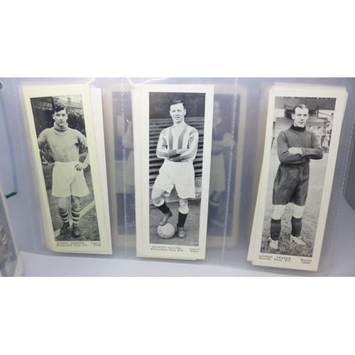 2021 - A set of 'Topical Times Footballers', 63 in total, 5 x 12cm