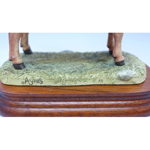 2033 - A Border Fine Arts model, Charollais Ram, limited edition, 191/750, in box with certificate