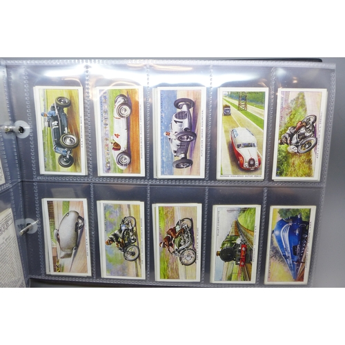 2043 - Cigarette cards; an album containing ten complete sets of Will's cigarette cards, includes Associati... 