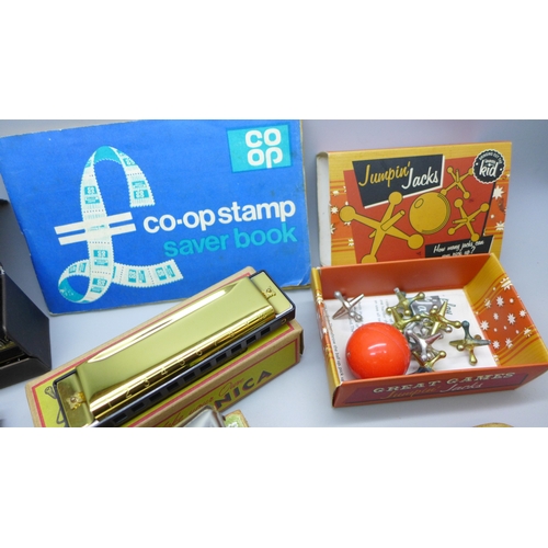 2048 - Six harmonicas including Hohner, a Jumpin’ Jacks game, etc.