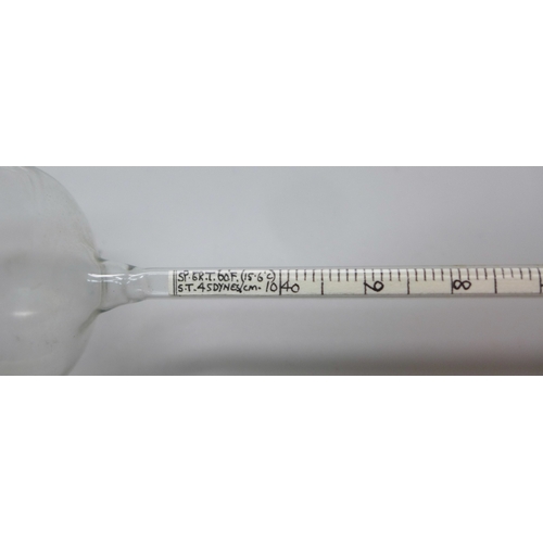 2059 - A boxed Standard Saccharometer, other hydrometers and a brass barrel tap