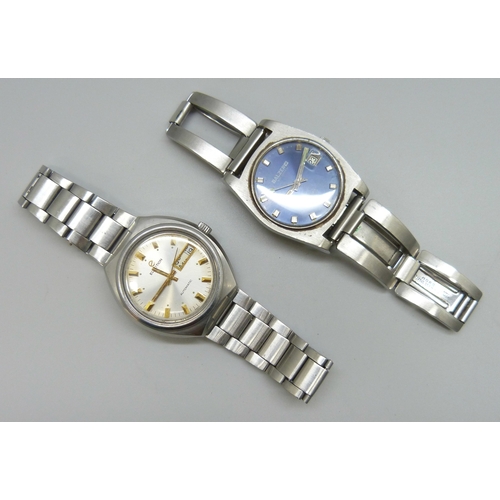 A gentleman's stainless steel Election Automatic wristwatch, and a ...