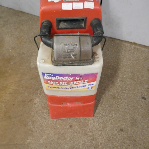 5213 - A Rug Doctor EZ-1 MP-R professional carpet and upholstery cleaner **Failed PAT test due to insulatio... 