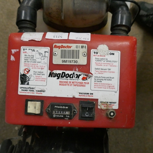 5213 - A Rug Doctor EZ-1 MP-R professional carpet and upholstery cleaner **Failed PAT test due to insulatio... 