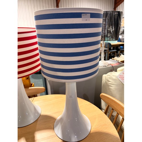 3085 - An assortment of table lamps with various shades