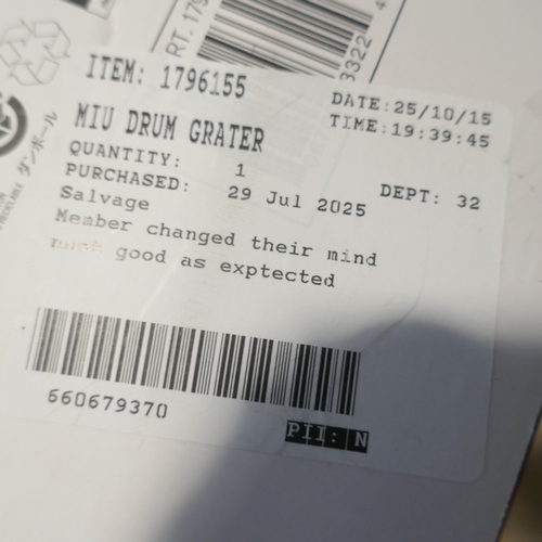 6017 - A Miu drum food grater (376-69) *This lot is subject to VAT