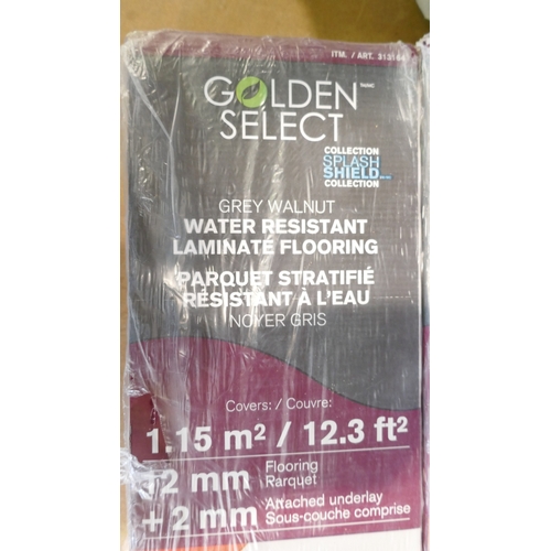 6025 - A quantity of laminate flooring to include grey walnut   (376-42-44) *This lot is subject to VAT