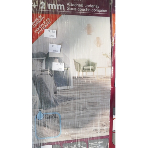 6025 - A quantity of laminate flooring to include grey walnut   (376-42-44) *This lot is subject to VAT