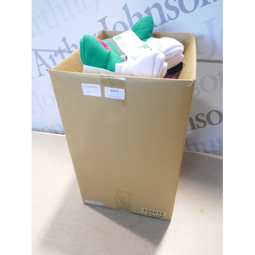 6045 - A box of United Colours of Benetton socks (377)  * This lot is subject to VAT