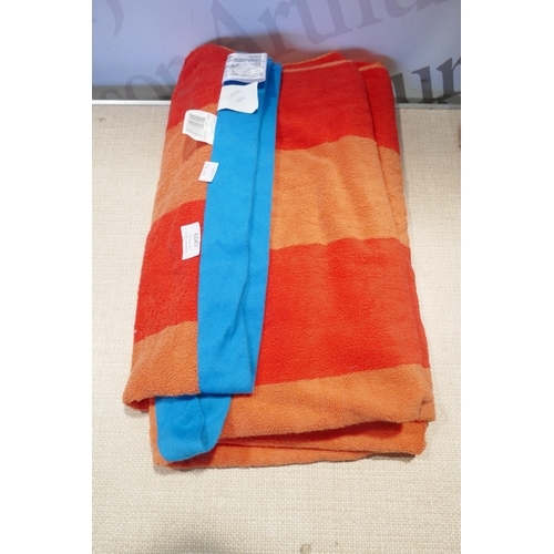 6047 - A Cabana beach towel and two Berkshire heated throws, (376-411-413) *This lot is subject to VAT