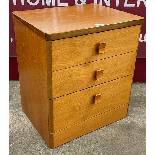 79 - A Stag Cantata teak chest of drawers