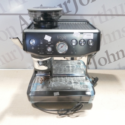 6008 - A Sage Barista Impress coffee machine, original RRP £539.99 + VAT (377-484) *This lot is subject to ... 