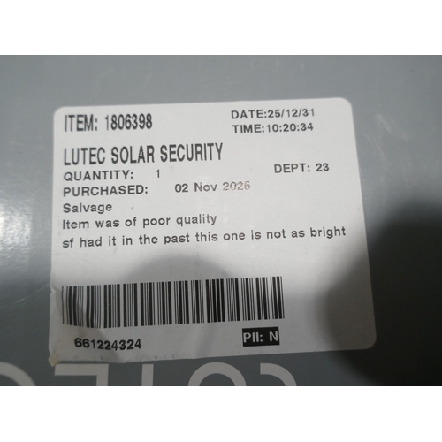 6032 - A Roper Rhodes secure fix toilet seat and a Lutec Solar Security LED flood light,  (377-21) *This lo... 