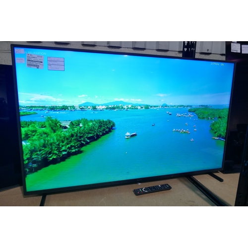 6047A - A Panasonic  58” 4K UHD television with remote- model no - TX-58JX800BZ, original RRP £345.83 + VAT ... 