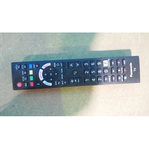 6047A - A Panasonic  58” 4K UHD television with remote- model no - TX-58JX800BZ, original RRP £345.83 + VAT ... 