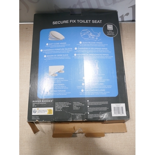 6032 - A Roper Rhodes secure fix toilet seat and a Lutec Solar Security LED flood light,  (377-21) *This lo... 