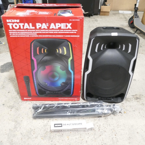 6218 - An Ion Total PA Apex speaker system, original RRP £149.99 + VAT (378-405) *This lot is subject to VA... 