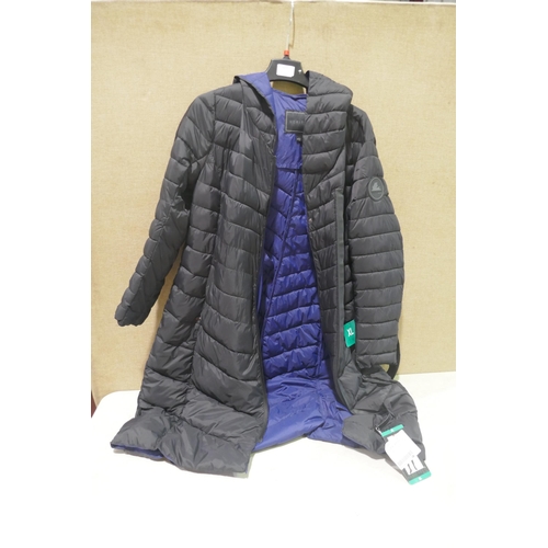 6250 - A Heritage 63 Pajar long black coat, UK size XL (377) *This lot is subject to VAT