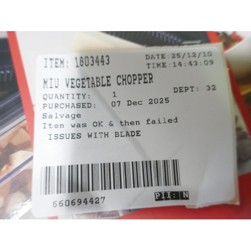 6267 - A Miu vegetable chopper, (378-365) *This lot is subject to VAT