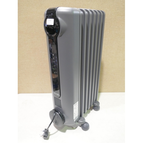 6280 - A Delonghi grey radiator (378-574) *This lot is subject to VAT