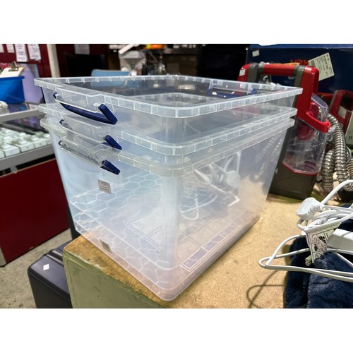 6112 - Three Really Useful boxes (no lids) (377-522) *This lot is subject to VAT