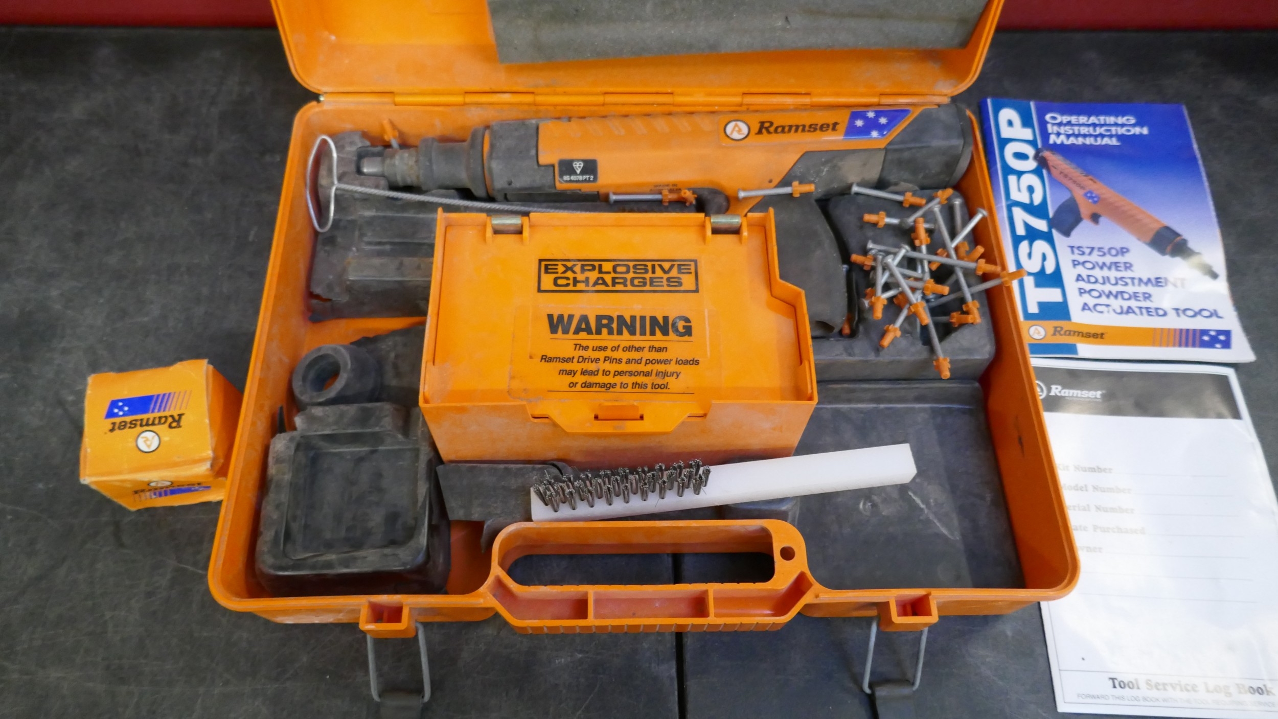 A Ramset TS750P power actuated tool