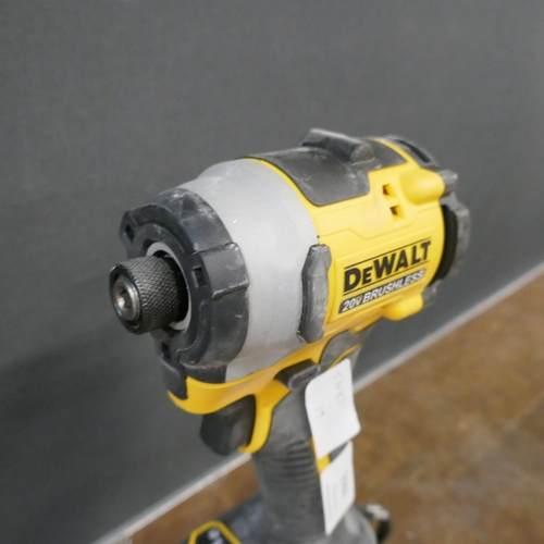 A DeWalt DCF860 18V brushless impact driver with battery