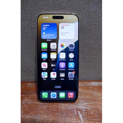 6139 - An iPhone 16 Pro Max 256GB - model no - MYWX3QN/A , original RRP £974.99 + VAT (378-10) *This lot is... 