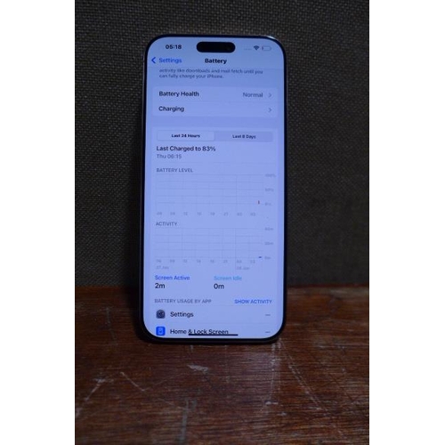 6139 - An iPhone 16 Pro Max 256GB - model no - MYWX3QN/A , original RRP £974.99 + VAT (378-10) *This lot is... 