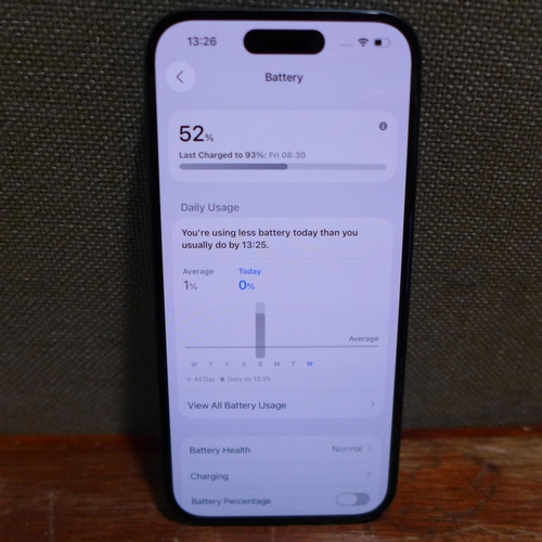 6140 - An iPhone 15 128GB  - model no - MTP03ZD/A, original RRP £569.99 + VAT (378-48) *This lot is subject... 