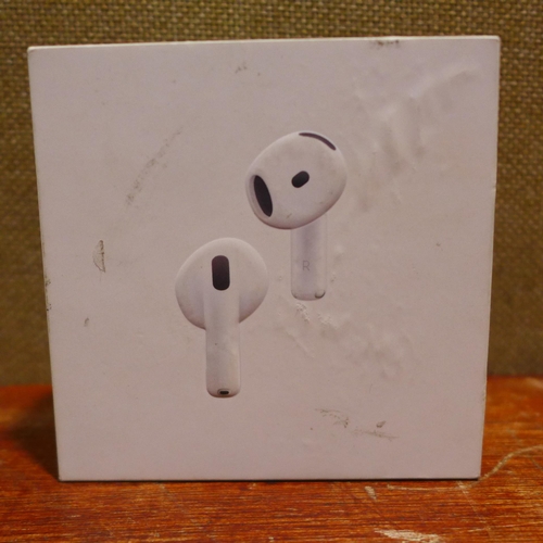 6150 - A pair of Apple Airpods anc 4th Generation - model no - MXP93ZM/A, original RRP £139.99 + VAT (378-1... 