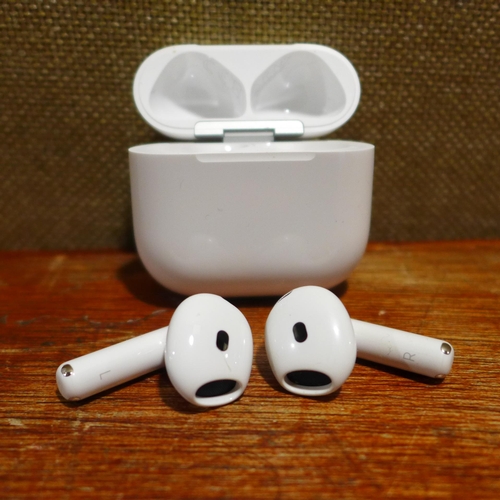 6155 - A pair of Apple Airpods 4th Generation - model no - MXP63ZM/A, original RRP £99.99 + VAT (378-398) *... 