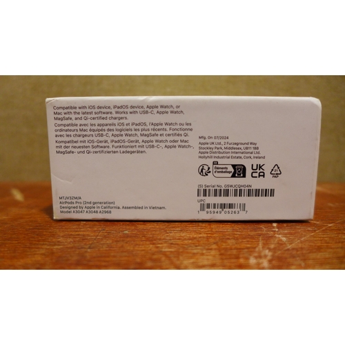 6171 - A pair of Apple Airpods Pro 2nd Generation - model no - MTJV3ZM/A USB-C, original RRP £179.99 + VAT ... 