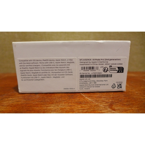 6174 - A pair of Apple Airpods Pro 2nd Generation - model no - MTJV3ZM/A USB-C, original RRP £179.99 + VAT ... 