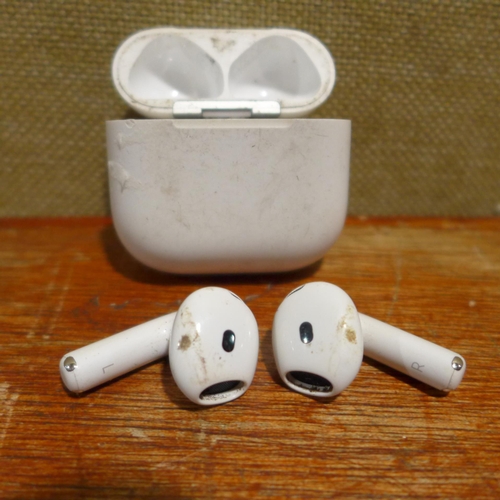 6176 - A pair of Apple Airpods 4th Generation - model no - MXP63ZM/A, original RRP £99.99 + VAT (378-11) *T... 