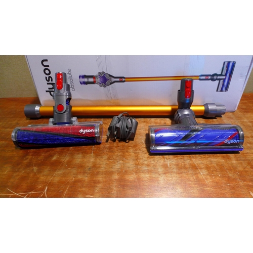 6196 - A Dyson V8 Absolute stick vacuum cleaner with charger, original RRP £324.99 + VAT (378-155) *This lo... 