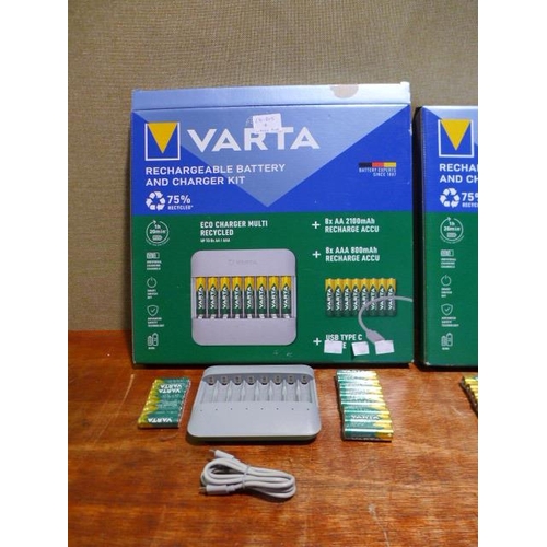 6207 - Two Varta rechargeable battery kits