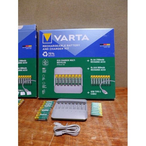 6207 - Two Varta rechargeable battery kits