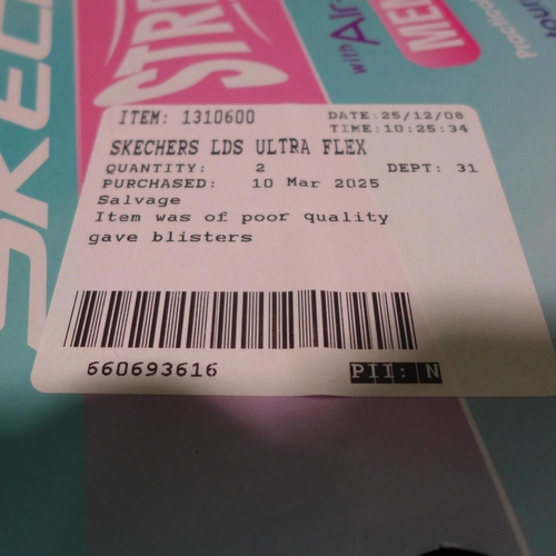 6225 - A pair of Skechers Ultra Slip on trainers, UK size 4 (377) *This lot is subject to VAT