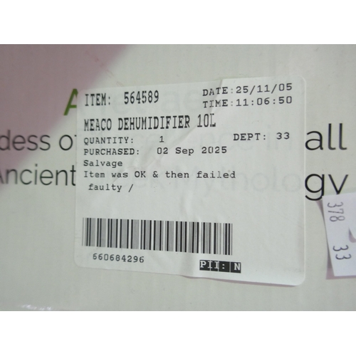 6286 - A MeacoDry Arete dehumidifier and air purifier, original RRP £299.99 + VAT (378-33) *This lot is sub... 