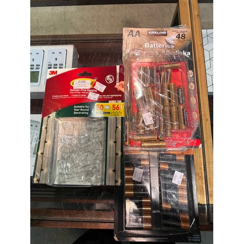 6188 - A quantity of Duracell and Kirkland Signature batteries, (378-160,333,346,334) *This lot is subject ... 