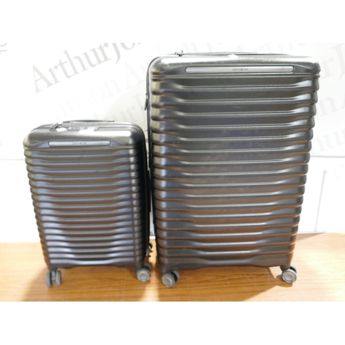 6077 - Two Samsonite Element hardsides suitcase, original RRP £124.99 + VAT (378-473) *This lot is subject ... 