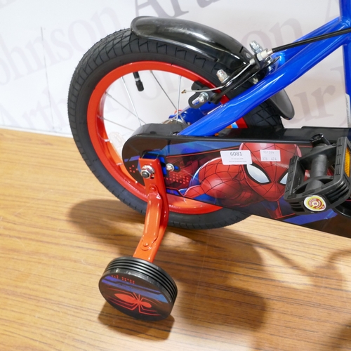 6081 - A Childrens Huffy 14” Spiderman bike, original RRP £99.99 + VAT (378-474) *This lot is subject to VA... 
