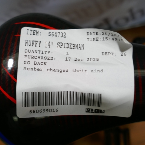 6081 - A Childrens Huffy 14” Spiderman bike, original RRP £99.99 + VAT (378-474) *This lot is subject to VA... 