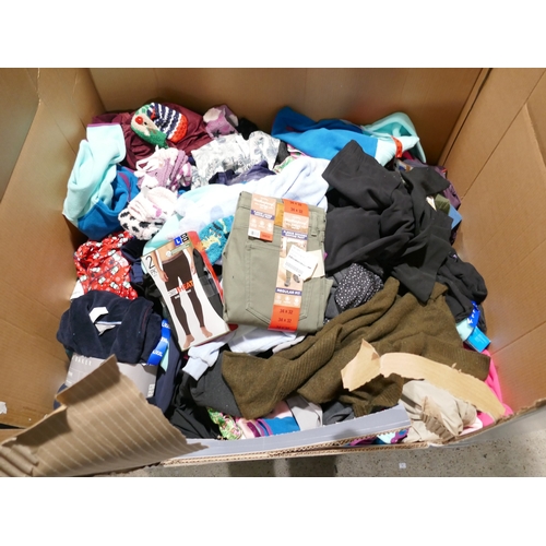 6083 - A pallet of mixed clothing to include trousers, shirts, jeans, hoodies, etc. Various brand styles an... 