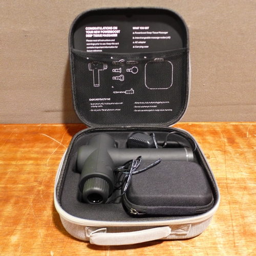 6133 - A power-boost deep tissue massage gun, (376-201/904) *This lot is subject to VAT